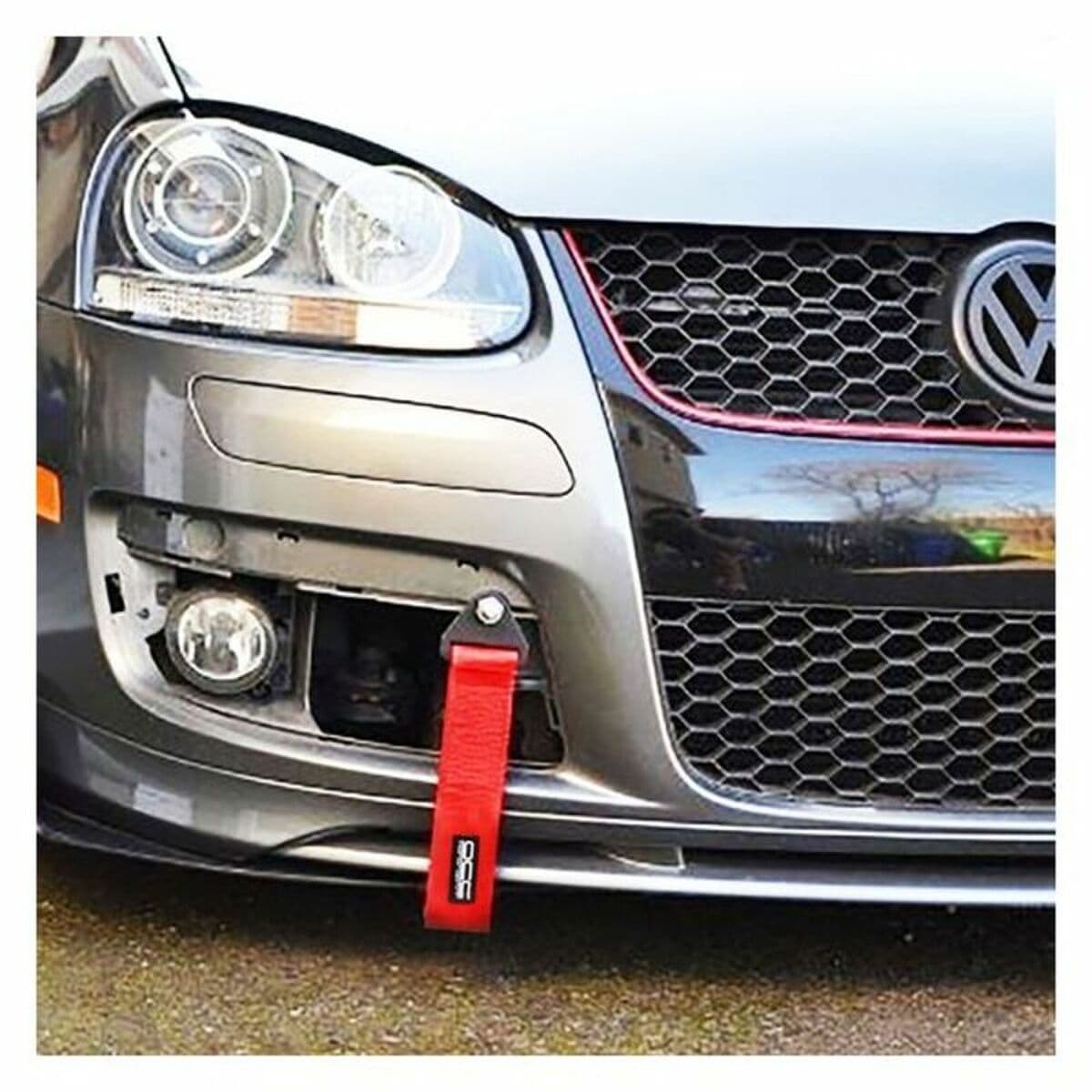 Bandă de tractare OCC Motorsport 3000 kg 15mm Roșu - Image 3