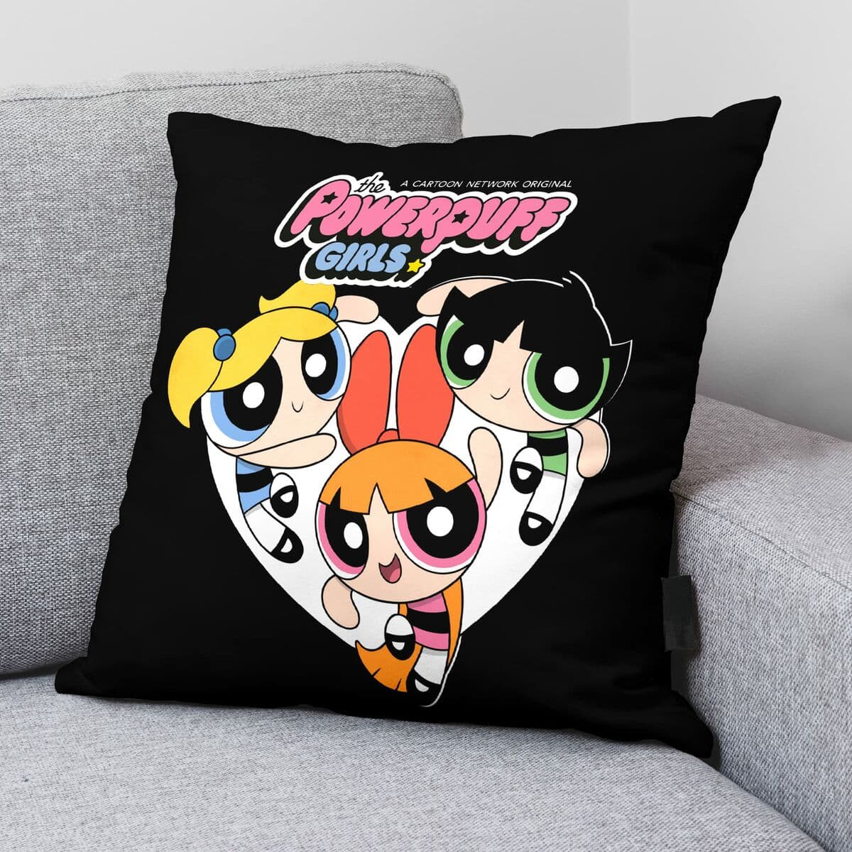 Padjakate Powerpuff Girls Powerpuff B Must Mitmevärviline 45 x 45 cm - Image 2