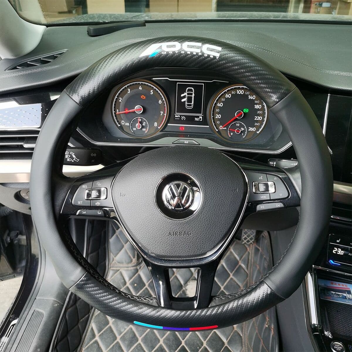 Capacul volanului OCC Motorsport OCCFV0050 Negru 38 cm - Image 5