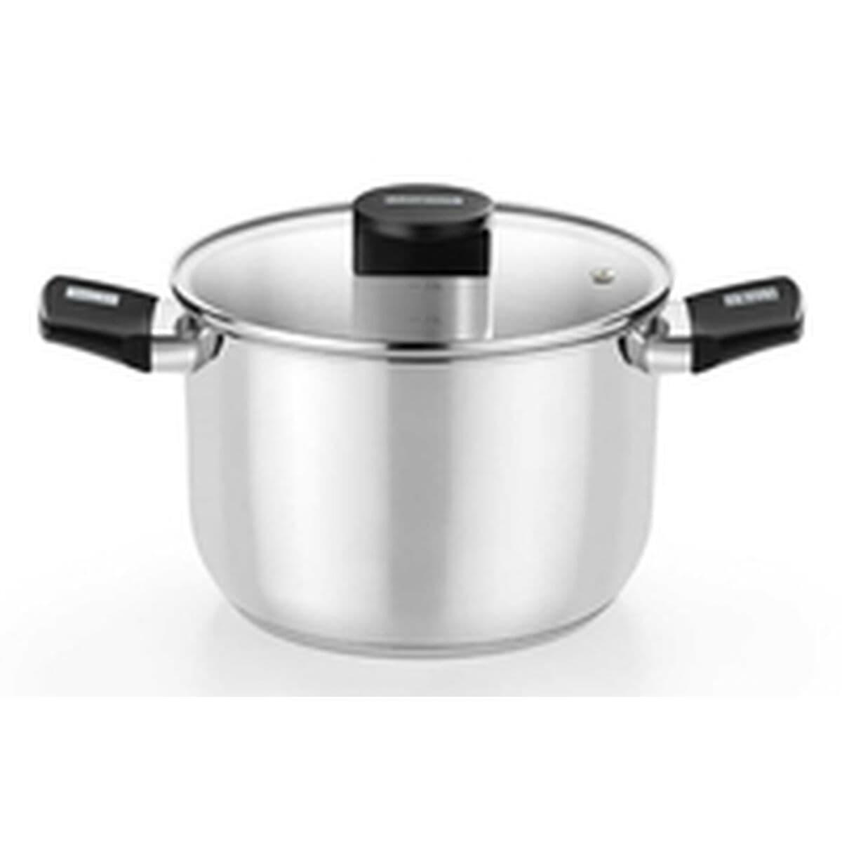 Kastrull med lock Monix M240230 Svart (Renoverade A) - Image 4