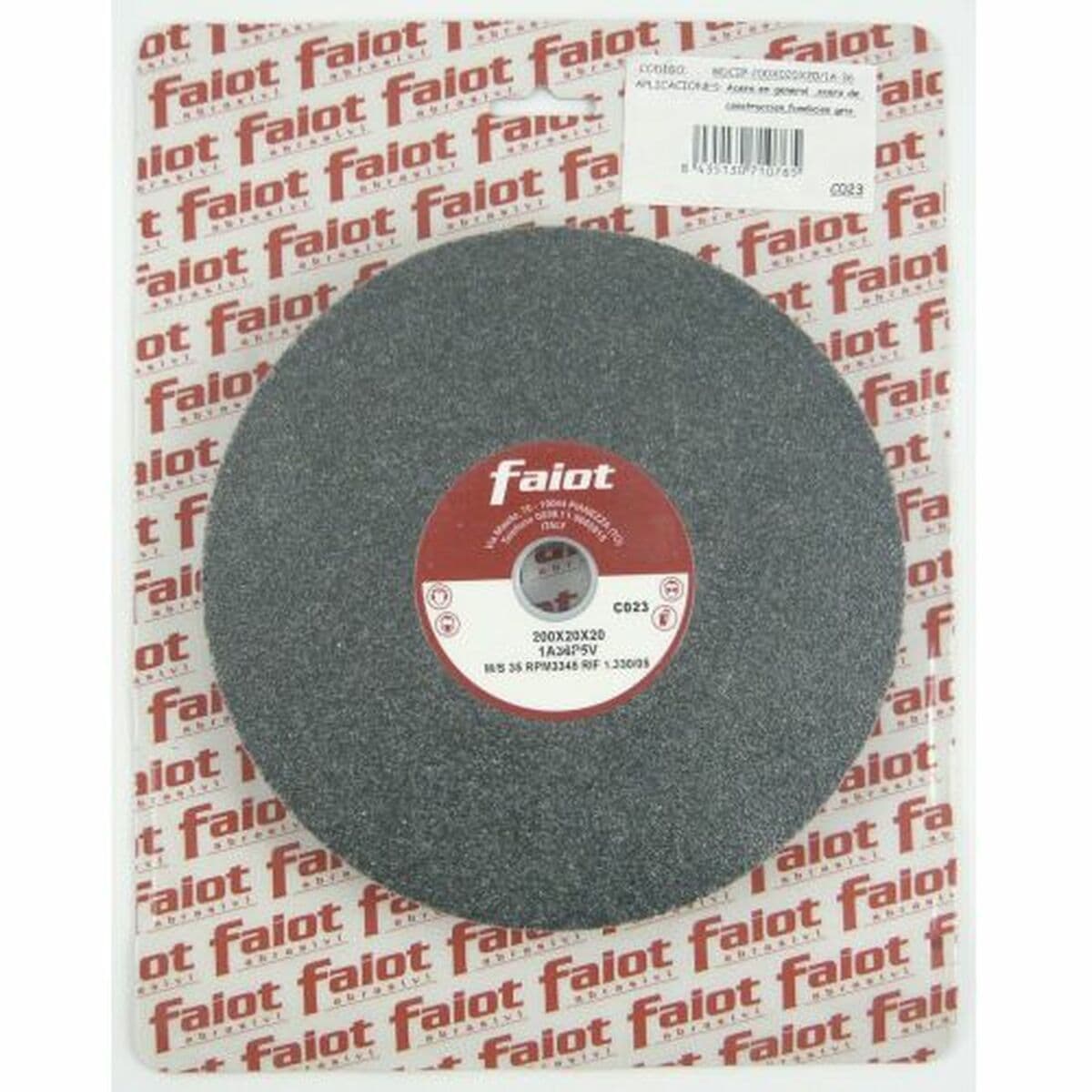 Rodas abrasivas FAIOT 200 mm 20 mm