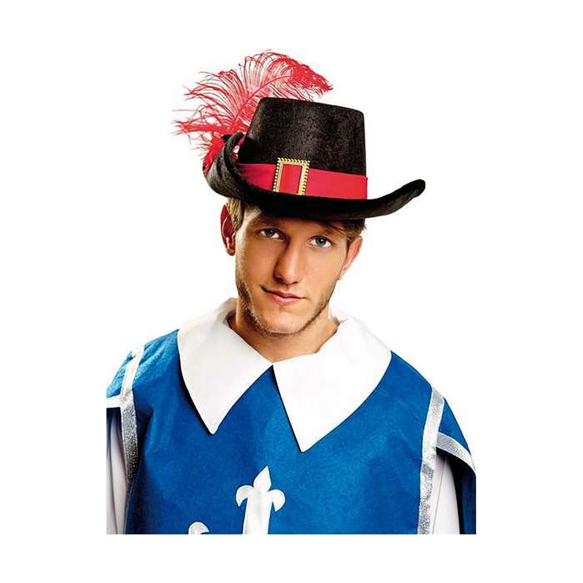 Skrybėlė My Other Me Juoda Muškietininkas Spalvotas - Image 2