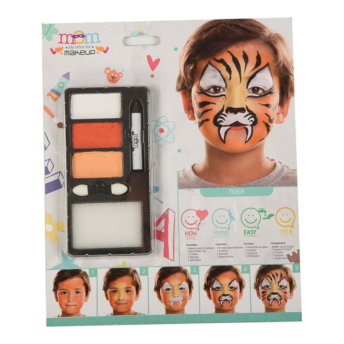Set de Maquillaje My Other Me Tigre (24 x 20 cm)