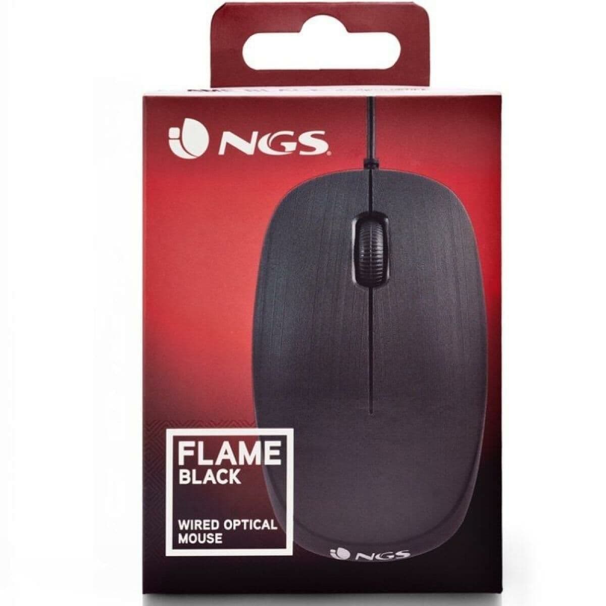 Optisk Datamus NGS Flame Svart 1000 dpi - Image 9