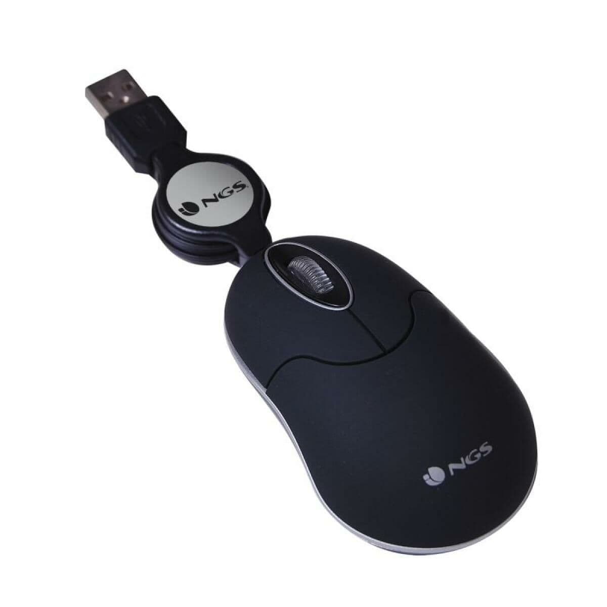 Souris Optique Rétractable NGS SINBLACK Noir - Image 3