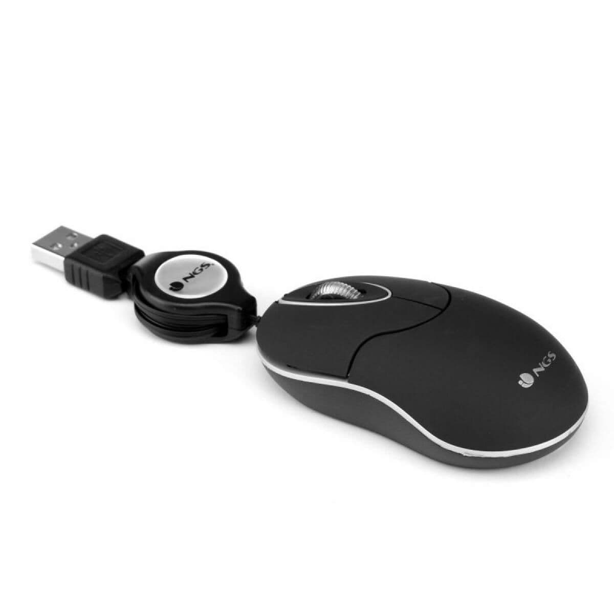 Souris Optique Rétractable NGS SINBLACK Noir - Image 5