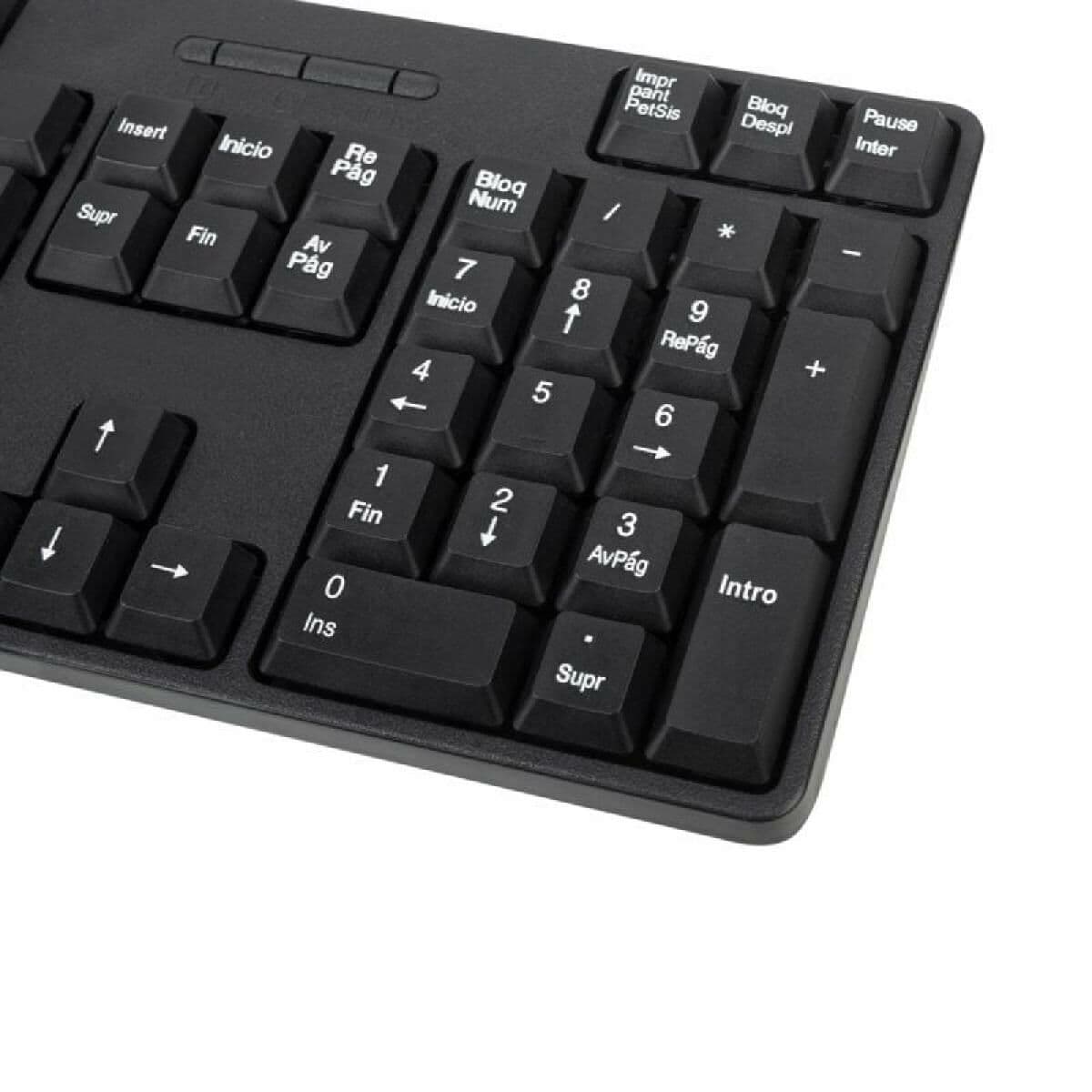 Tastatur mit Maus NGS EUPHORIA KIT Schwarz QWERTY Qwerty US Wireless - Image 4