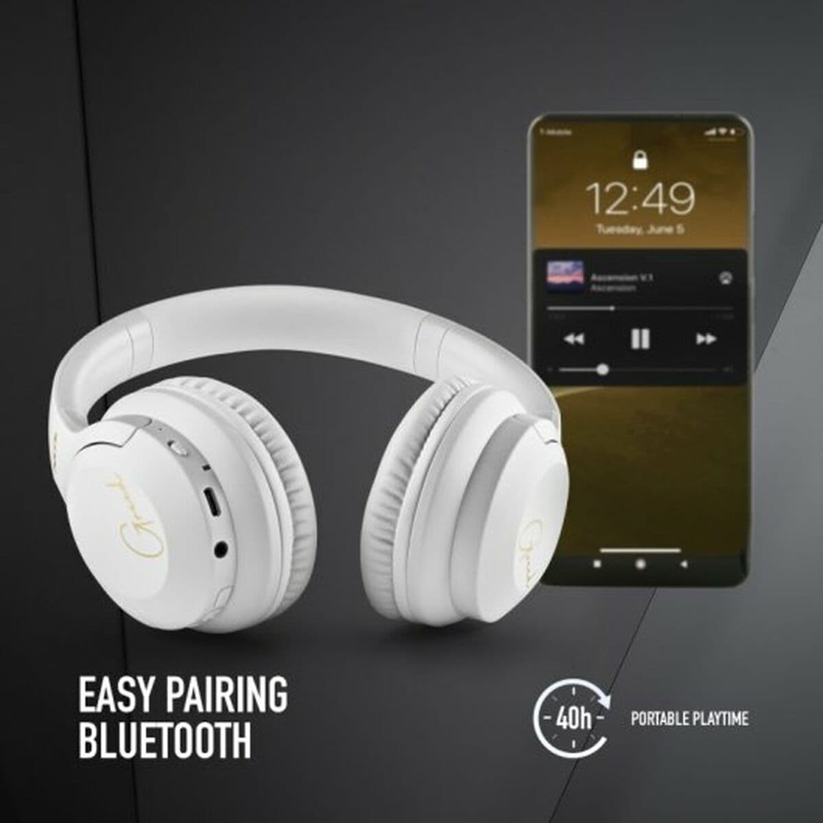 Bluetooth Kopfhörer mit Mikrofon NGS ARTICAGREEDWHITE Weiß - Image 2