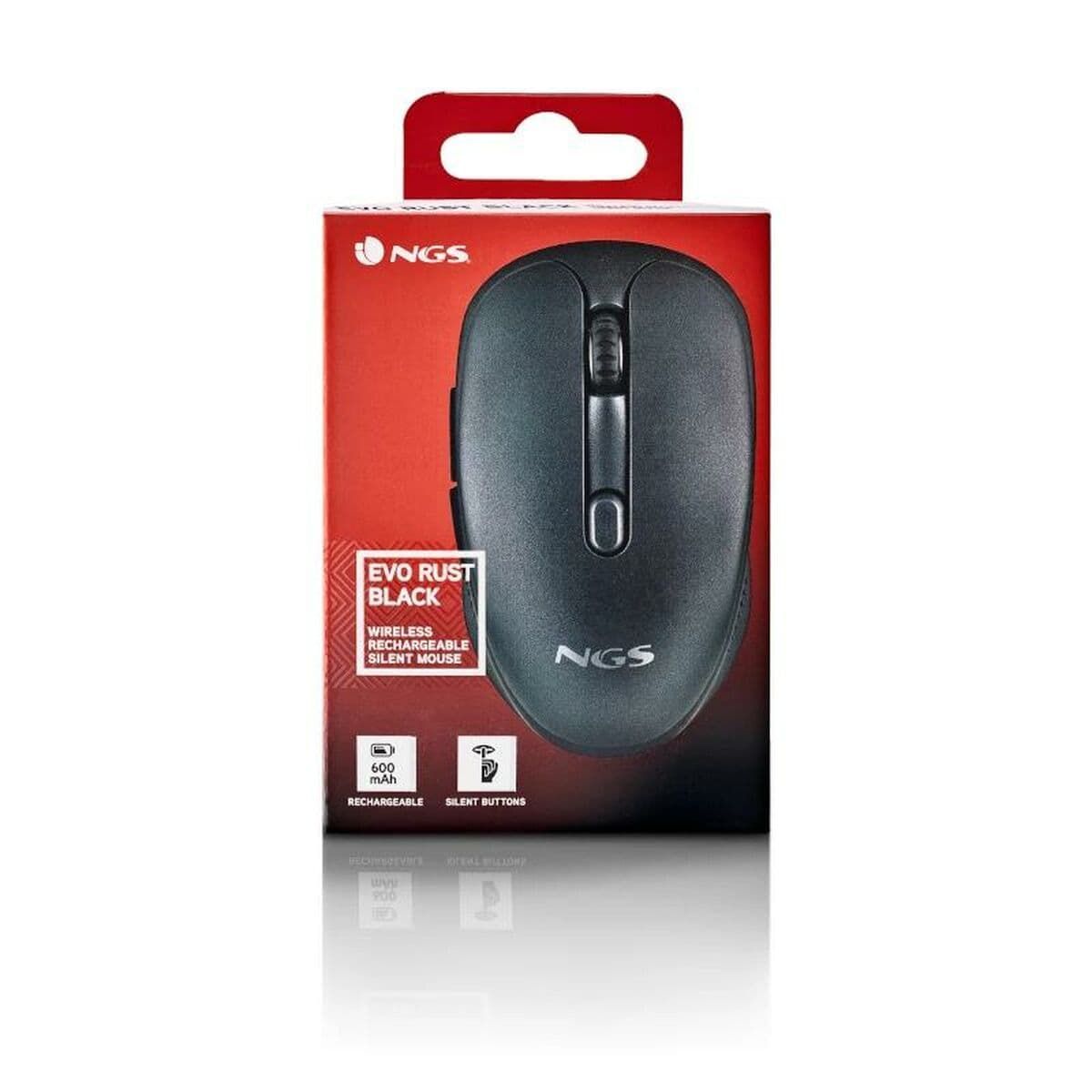 Schnurlose Mouse NGS EVO RUST Schwarz 1600 dpi - Image 5