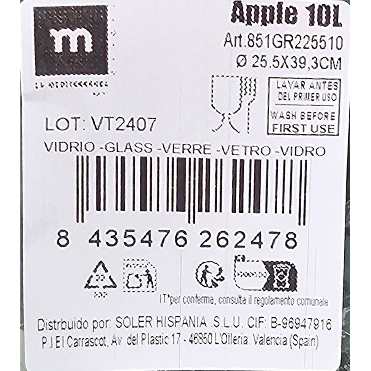 Karahvin La Mediterránea Apple 10 L (Renoveeritud B) - Image 2