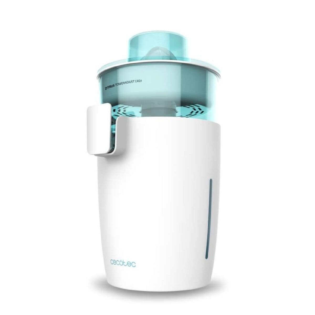 Cecotec Elektrische Zitruspresse Zitrus TowerAdjust Easy 800 800W 0,5L weiß Edelstahl