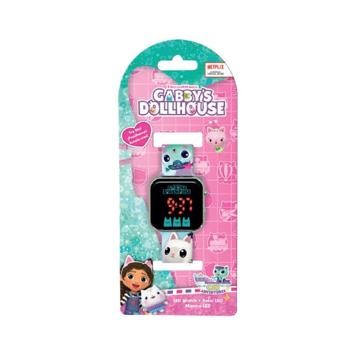 Smartwatch pour enfants Kids Licensing Noir Ø 35 mm Heure Calendrier 18 x 7,5 x 3 cm - Image 4