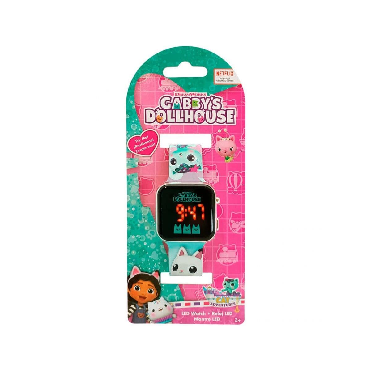 Smartwatch pour enfants Kids Licensing Noir Ø 35 mm Heure Calendrier 18 x 7,5 x 3 cm - Image 8