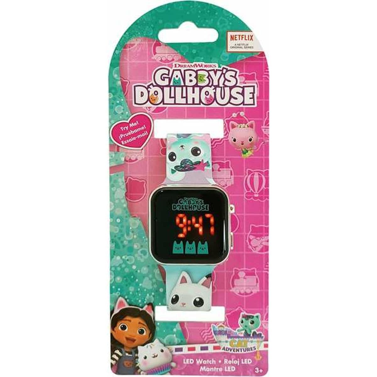 Smartwatch pour enfants Kids Licensing Noir Ø 35 mm Heure Calendrier 18 x 7,5 x 3 cm - Image 2