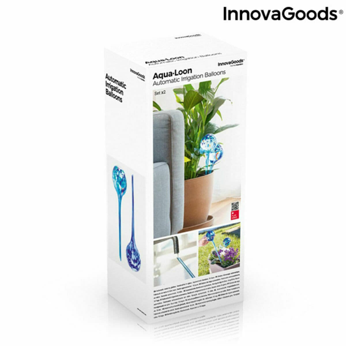 Automātiski Laistīšanas Globusi Aqua·Loon InnovaGoods Zils Stikls (Atjaunots A) - Image 7