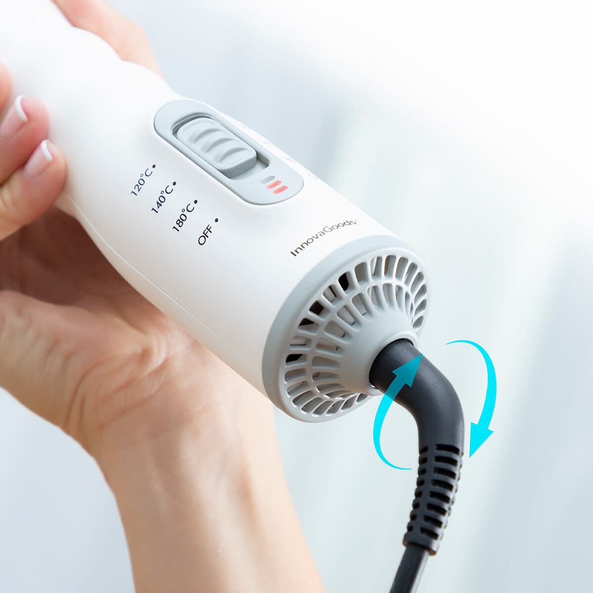 3 viename plaukų džiovinimo, formavimo ir garbanojimo šepetėlis Dryple InnovaGoods 550 W - Image 4