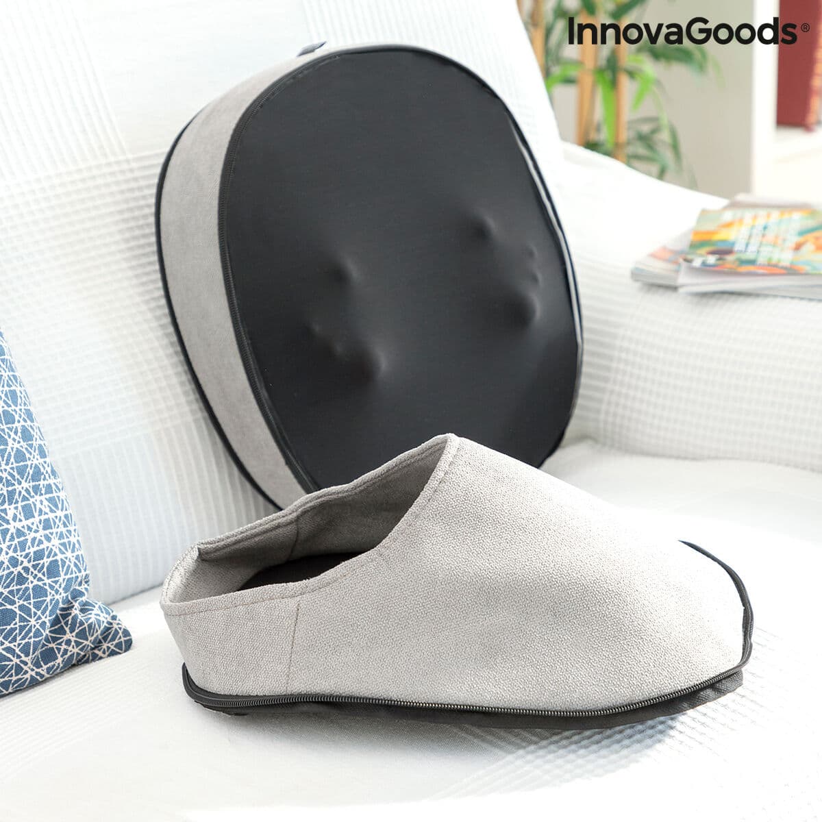 Shiatsu-Thermo-Massagegerät 2 in 1 InnovaGoods Futsa (Restauriert A) - Image 3