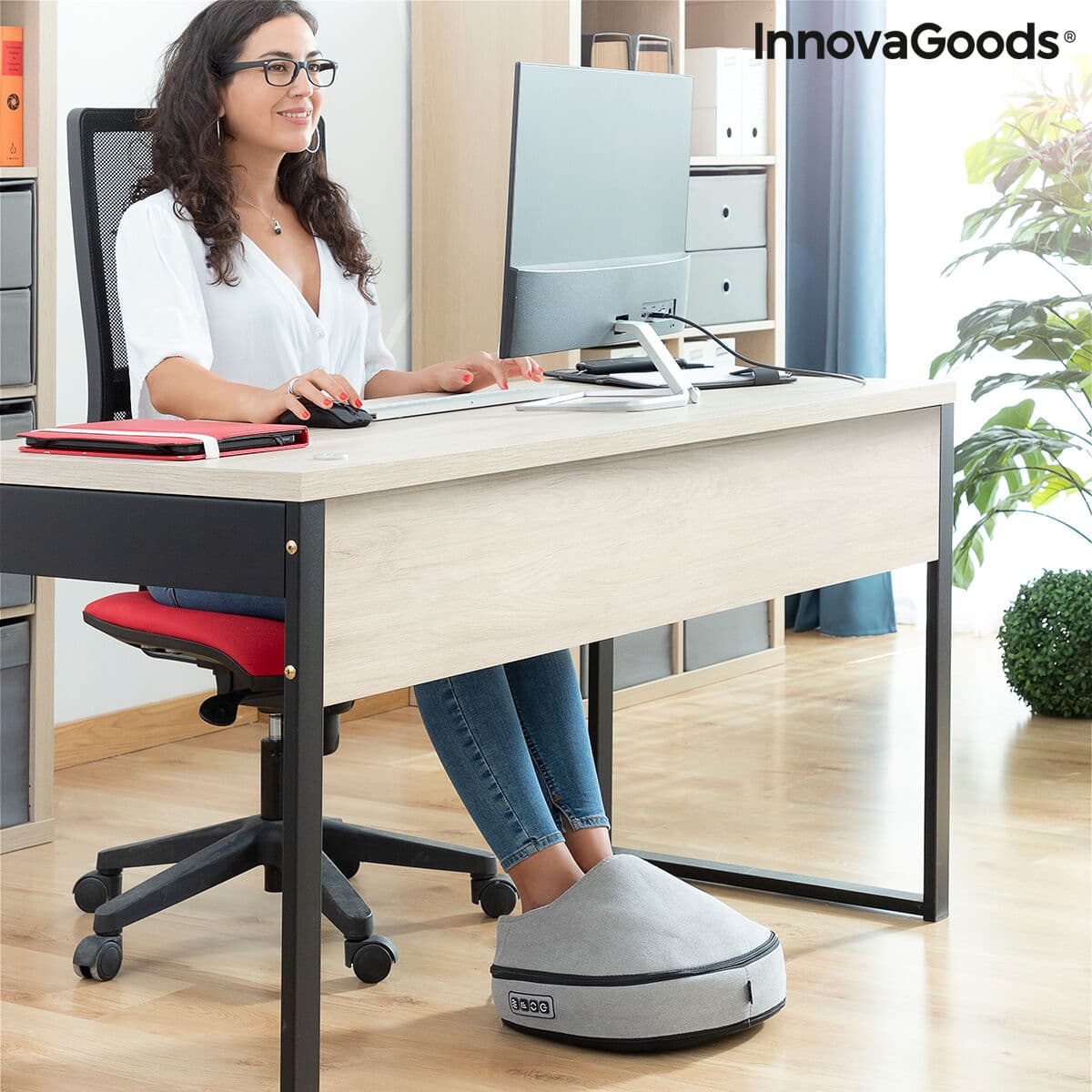 Shiatsu-Thermo-Massagegerät 2 in 1 InnovaGoods Futsa (Restauriert A) - Image 4