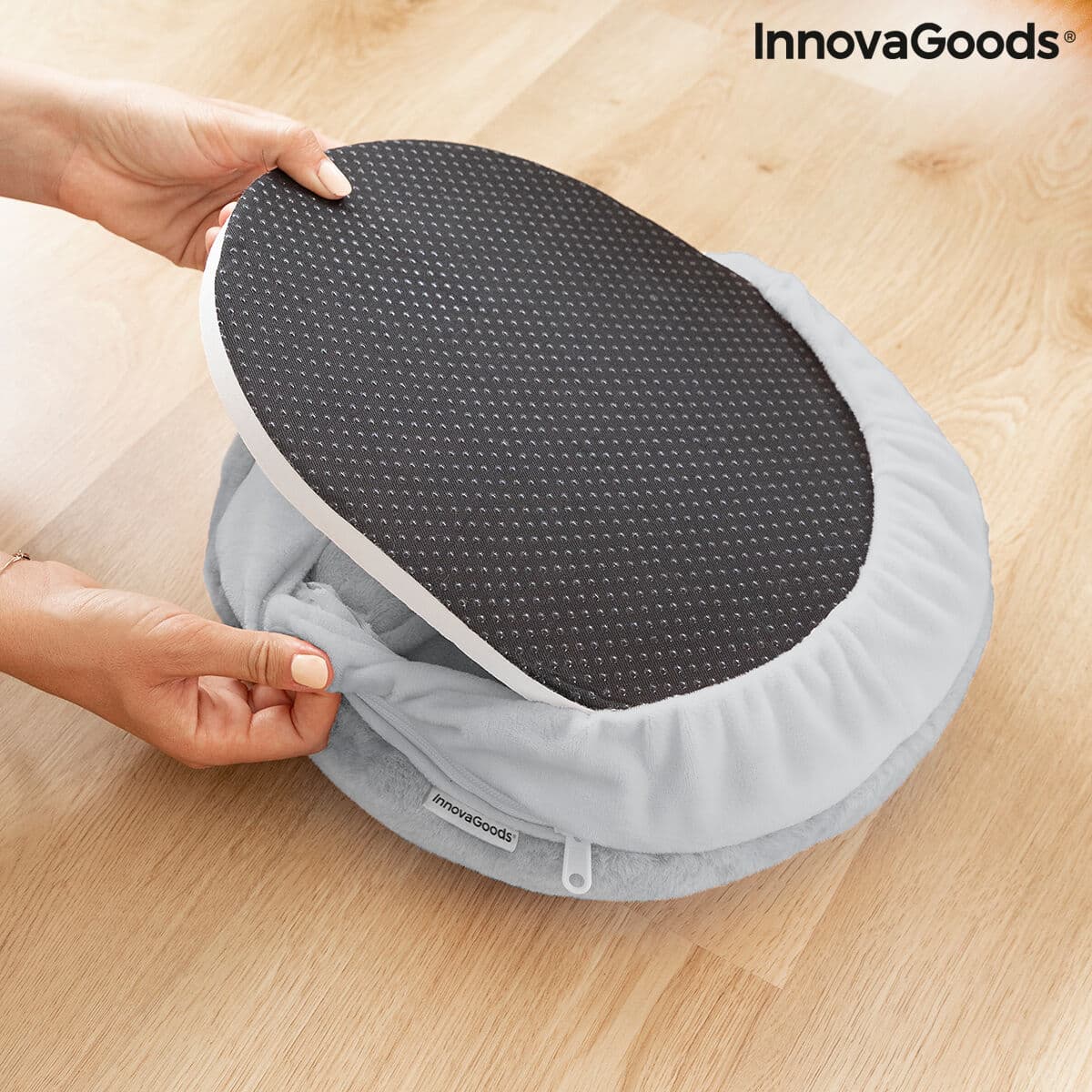 InnovaGoods Calentador de pies eléctrico unisex con diseño ergonómico y portátil, 3 niveles de temperatura ajustables - Image 6