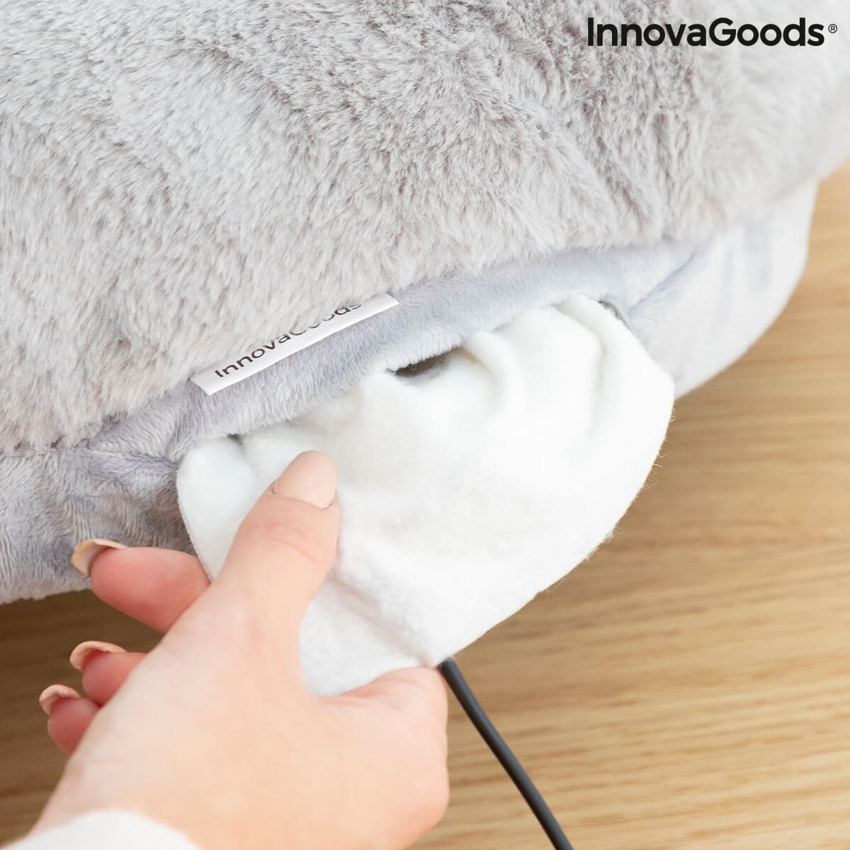 InnovaGoods Calentador de pies eléctrico unisex con diseño ergonómico y portátil, 3 niveles de temperatura ajustables - Image 9