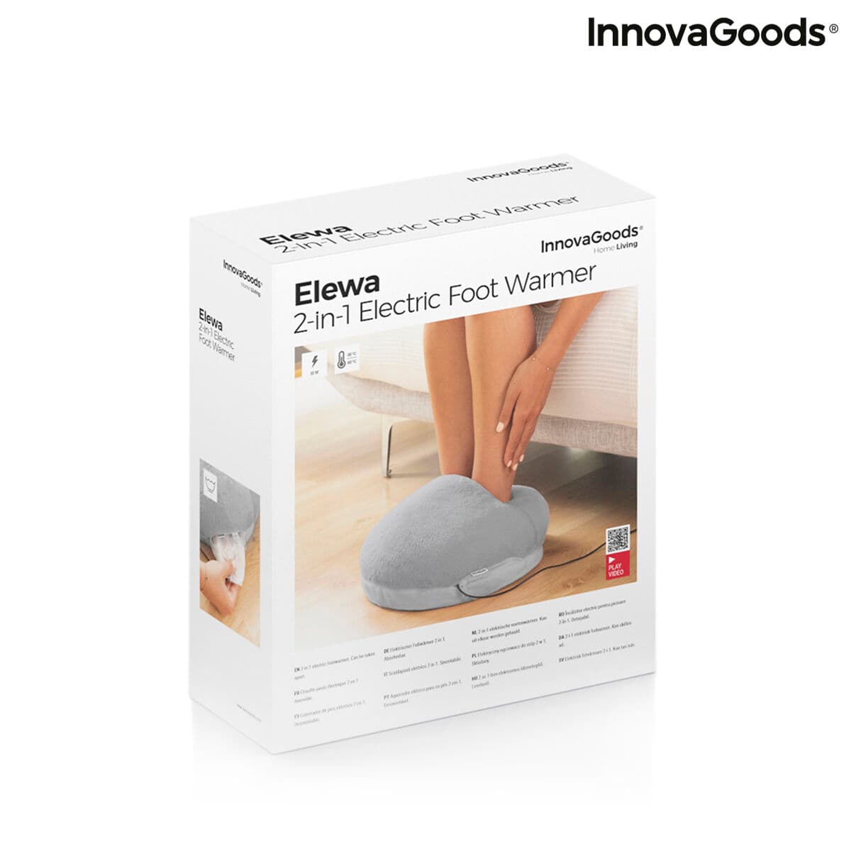 InnovaGoods Calentador de pies eléctrico unisex con diseño ergonómico y portátil, 3 niveles de temperatura ajustables - Image 13