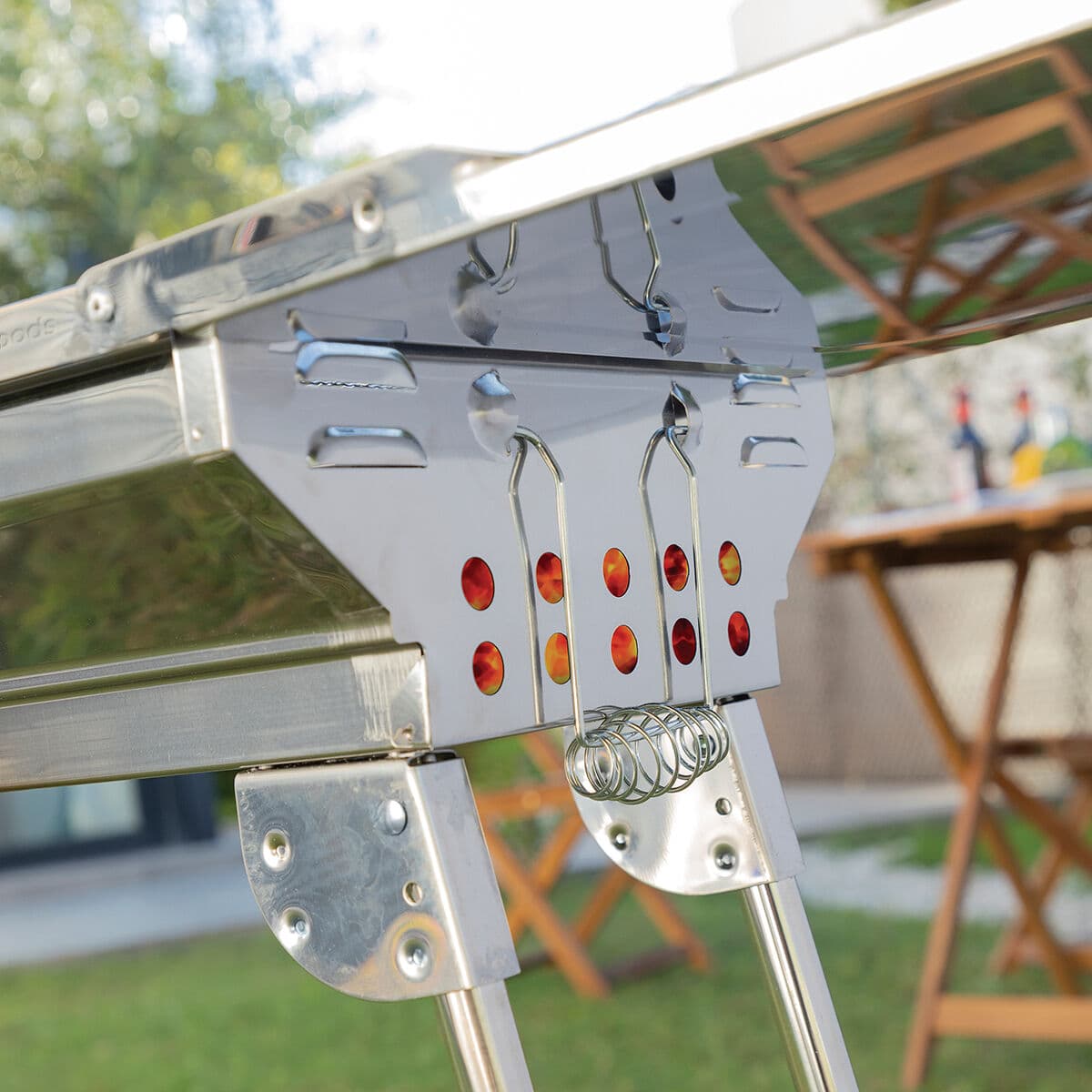 Barbacoa Plegable de Acero Inoxidable para Carbón ExelQ InnovaGoods - Image 5