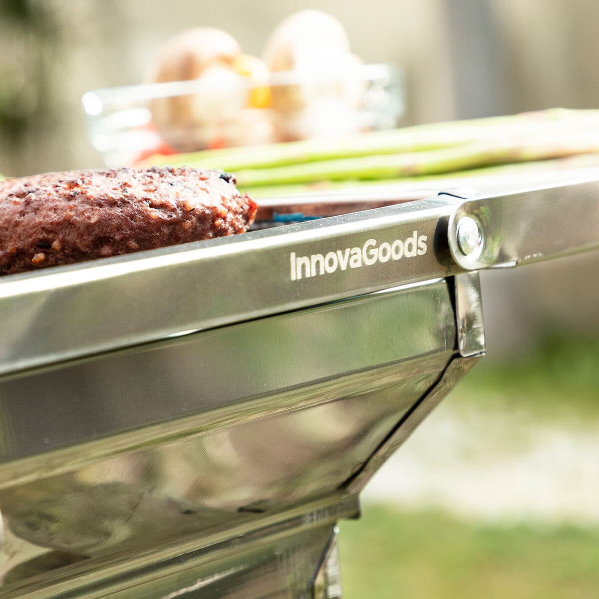 Barbacoa Plegable de Acero Inoxidable para Carbón ExelQ InnovaGoods - Image 11