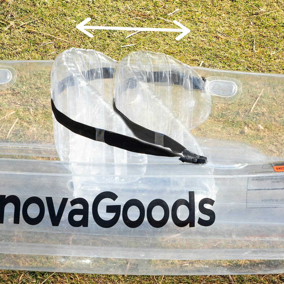 Kayak Hinchable Transparente con Accesorios Paros InnovaGoods 312 cm 2 plazas (Reacondicionado B) - Image 10