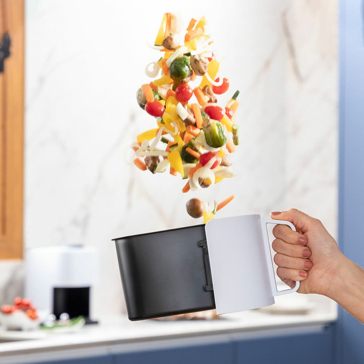 Karstā gaisa fritieris InnovaGoods Balts 1200 W 2 L (Atjaunots B) - Image 11