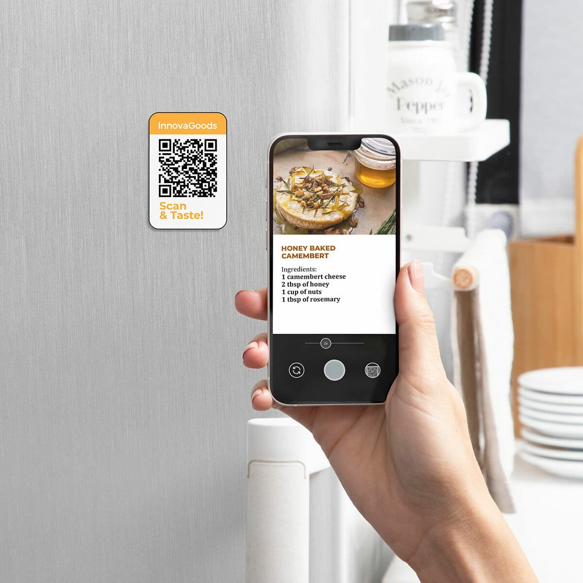 Luftfritös InnovaGoods Svart 1400 W 3,5 L Rostfritt stål (Renoverade B) - Image 10