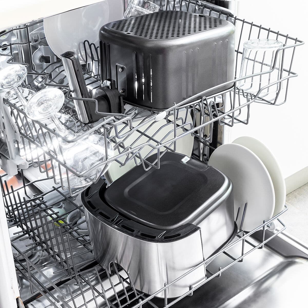 Airfryer InnovaGoods Fryinn Pro 5500 Musta 1700 W 5,5 L Ruostumaton teräs - Image 8