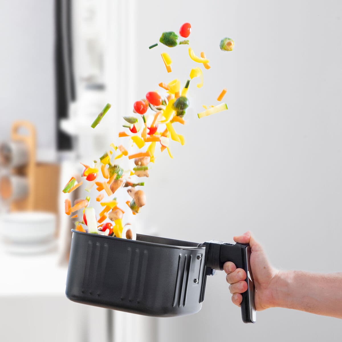 Airfryer InnovaGoods Fryinn Pro 5500 Musta 1700 W 5,5 L Ruostumaton teräs - Image 10