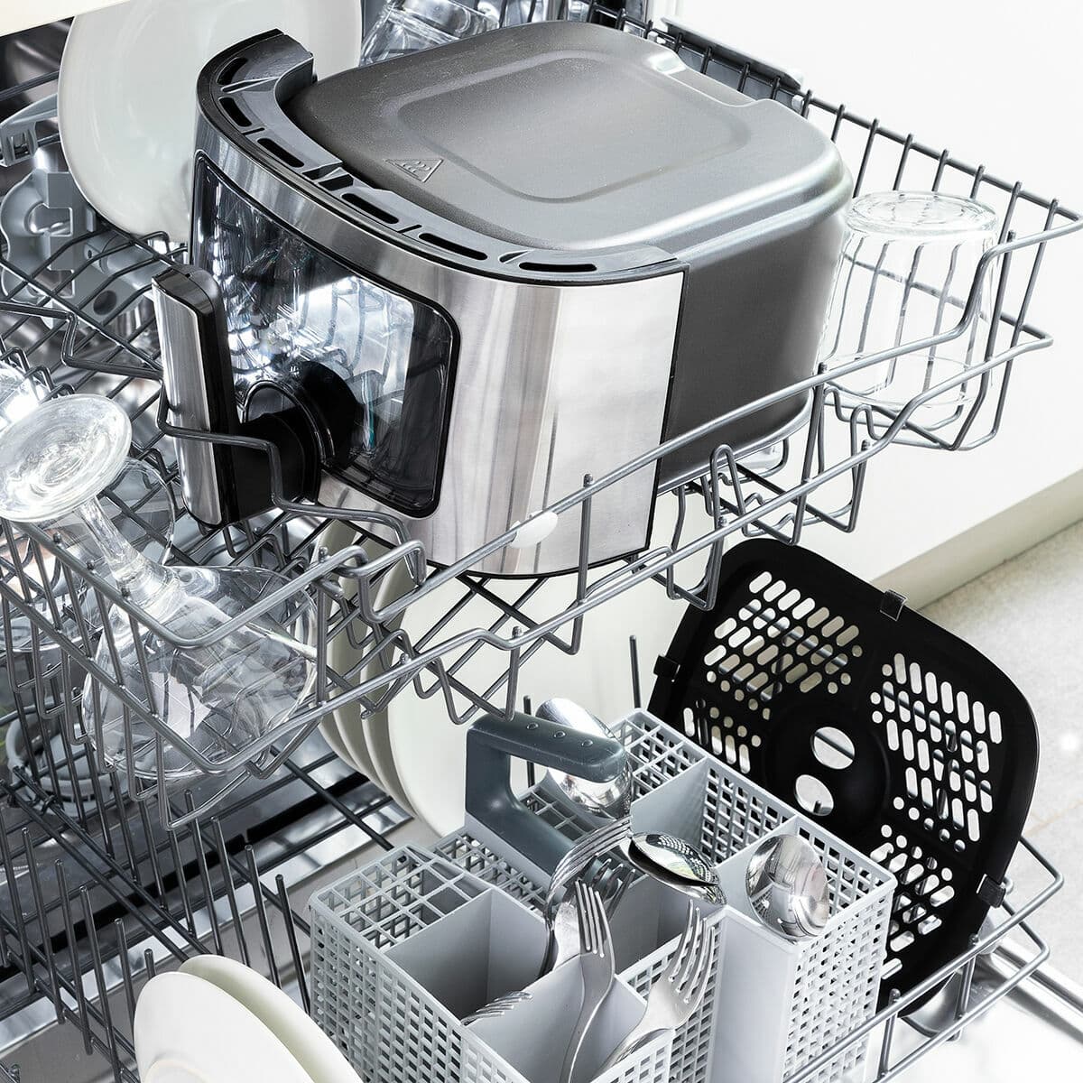 Karstā gaisa fritieris InnovaGoods Window Melns 1700 W 6,5 L Nerūsējošais tērauds (Atjaunots A) - Image 14