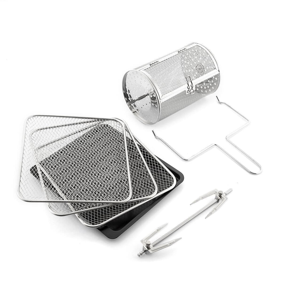 Karstā gaisa fritieris InnovaGoods Melns 1800 W 12 L Nerūsējošais tērauds (Atjaunots A) - Image 17