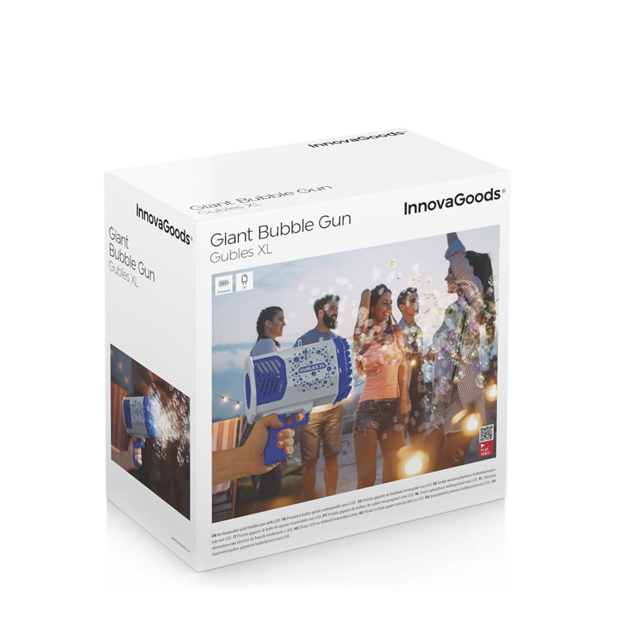 Milzu Burbuļu Pistole ar LED Gubles XL InnovaGoods - Image 15