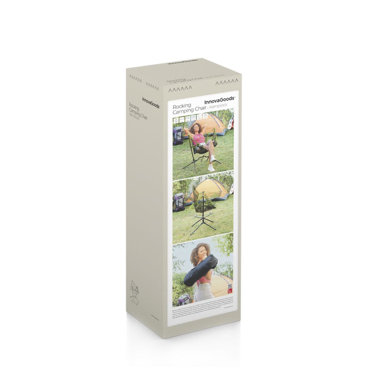 Saliekamais Kempinga Šūpuļkrēsls Kamprock InnovaGoods (Atjaunots B) - Image 12