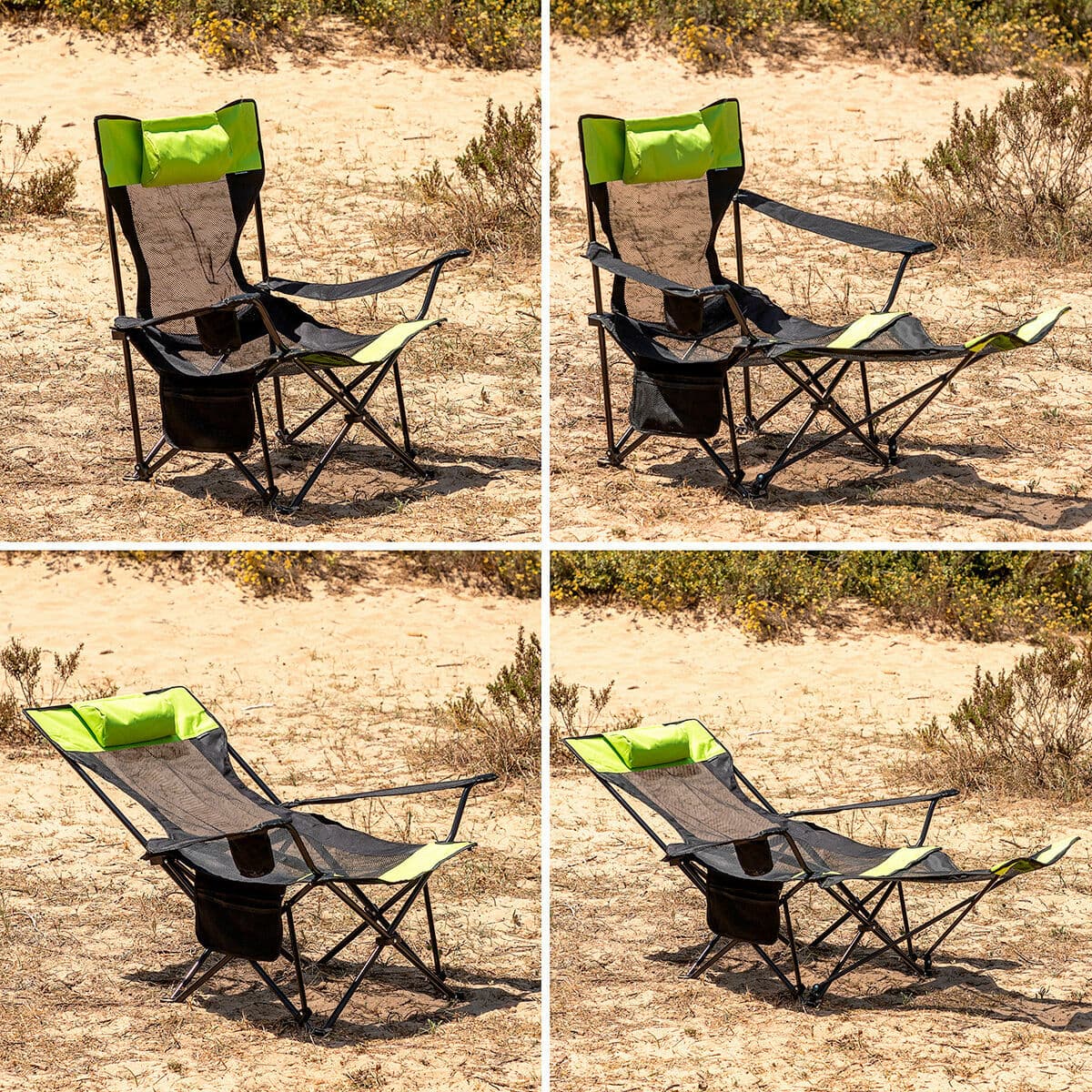 Silla Tumbona Plegable de Camping InnovaGoods (Reacondicionado B) - Image 5