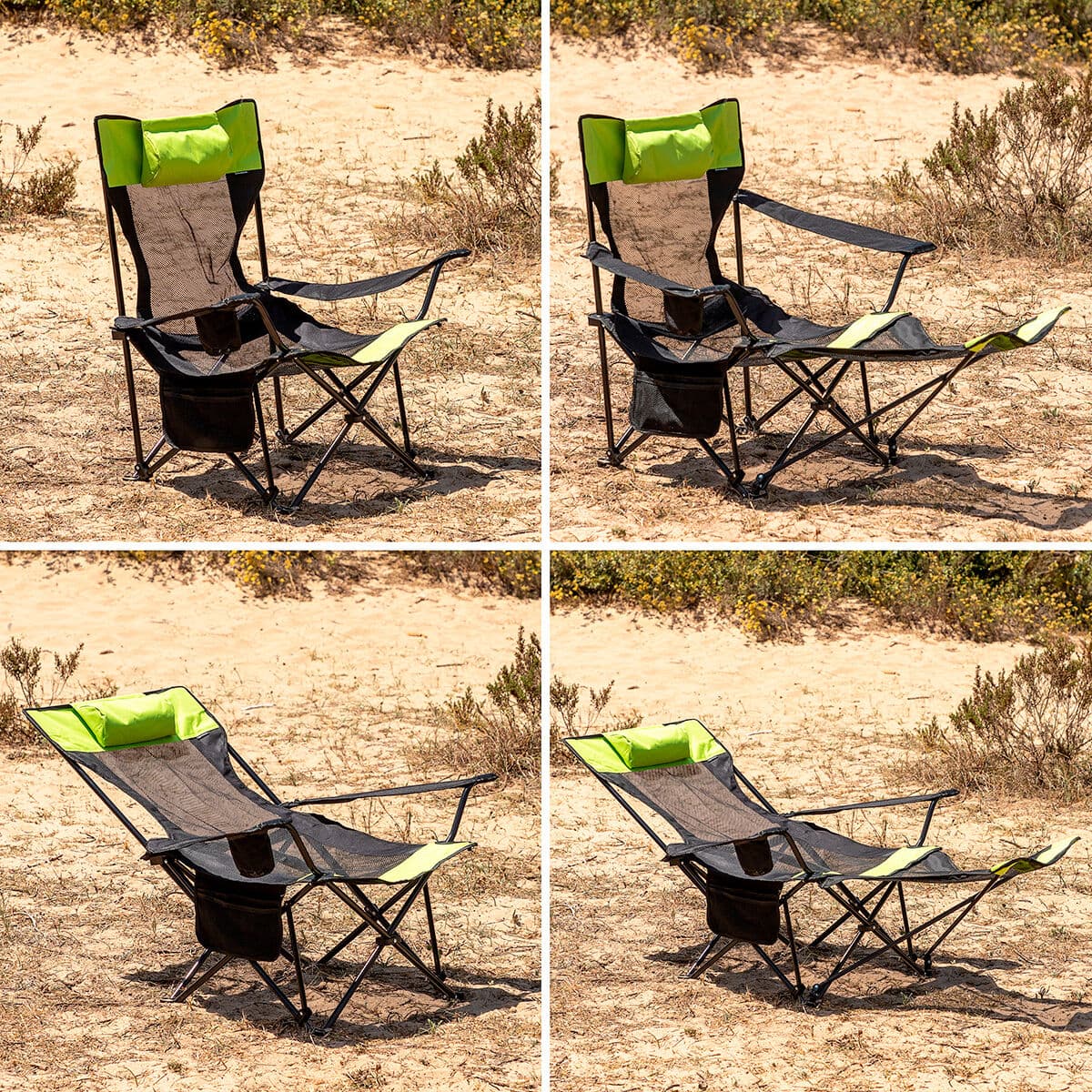 Silla Tumbona Plegable de Camping Kampfort InnovaGoods (Reacondicionado C) - Image 5