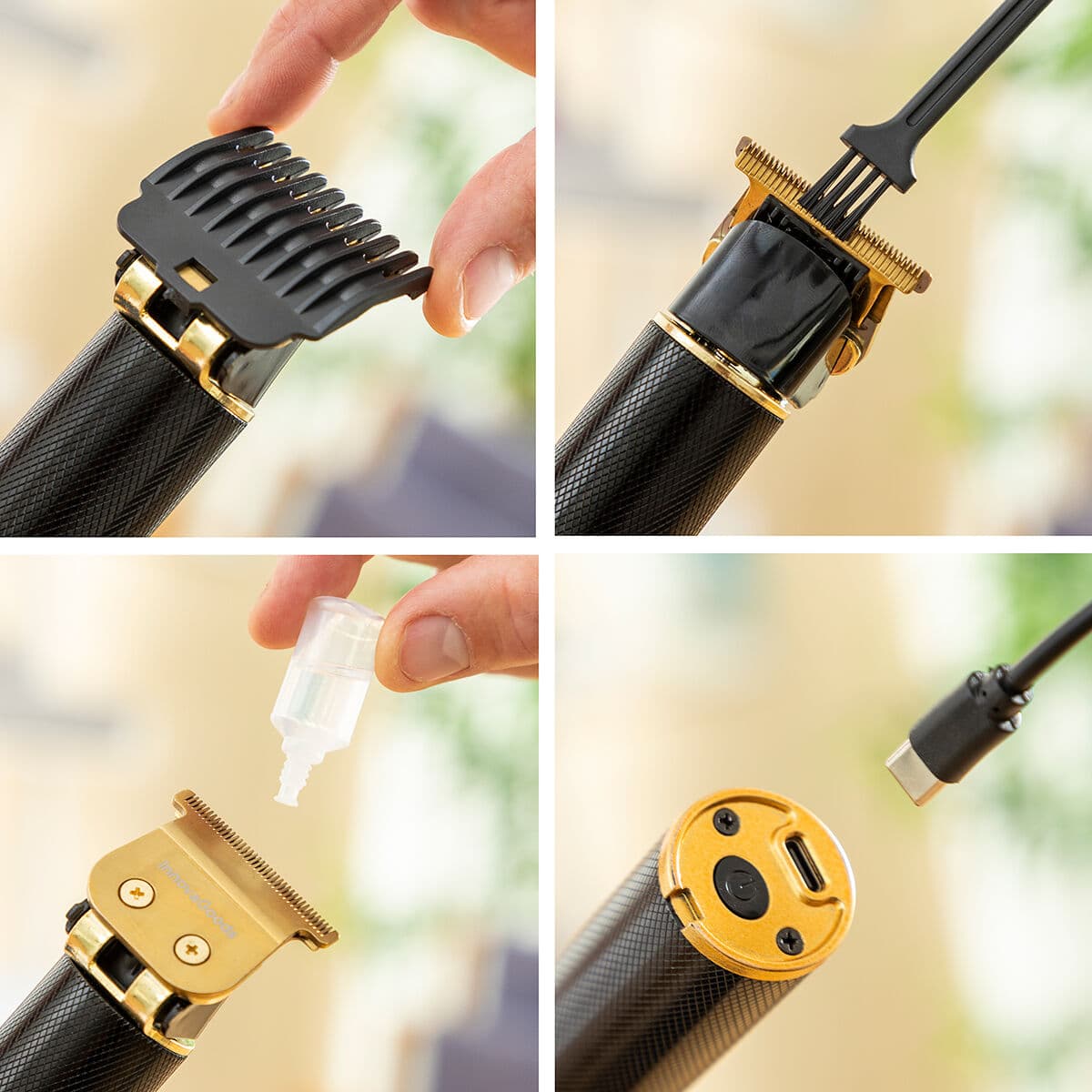 Profesionali įkraunama plaukų kirpimo mašinėlė su priedais Triher InnovaGoods - Image 7