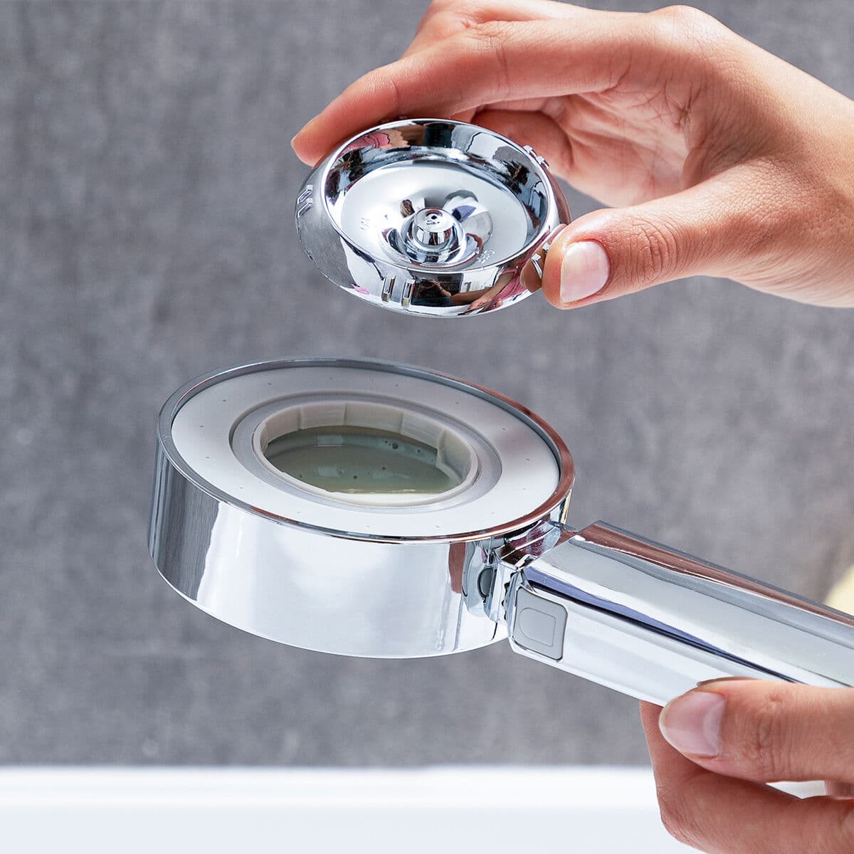 Podwójna Słuchawka Prysznicowa 3 w 1 z dozownikiem Xawara InnovaGoods - Image 4