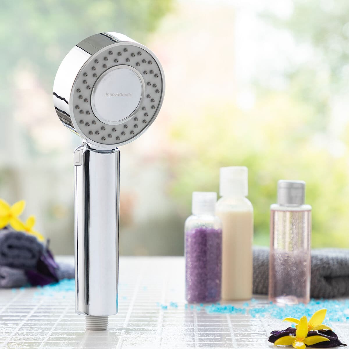 Podwójna Słuchawka Prysznicowa 3 w 1 z dozownikiem Xawara InnovaGoods - Image 6