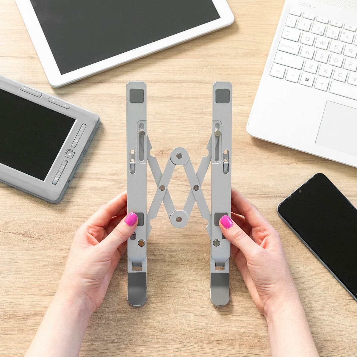 Soporte para Portátil Plegable y Regulable Flastan InnovaGoods - Image 2