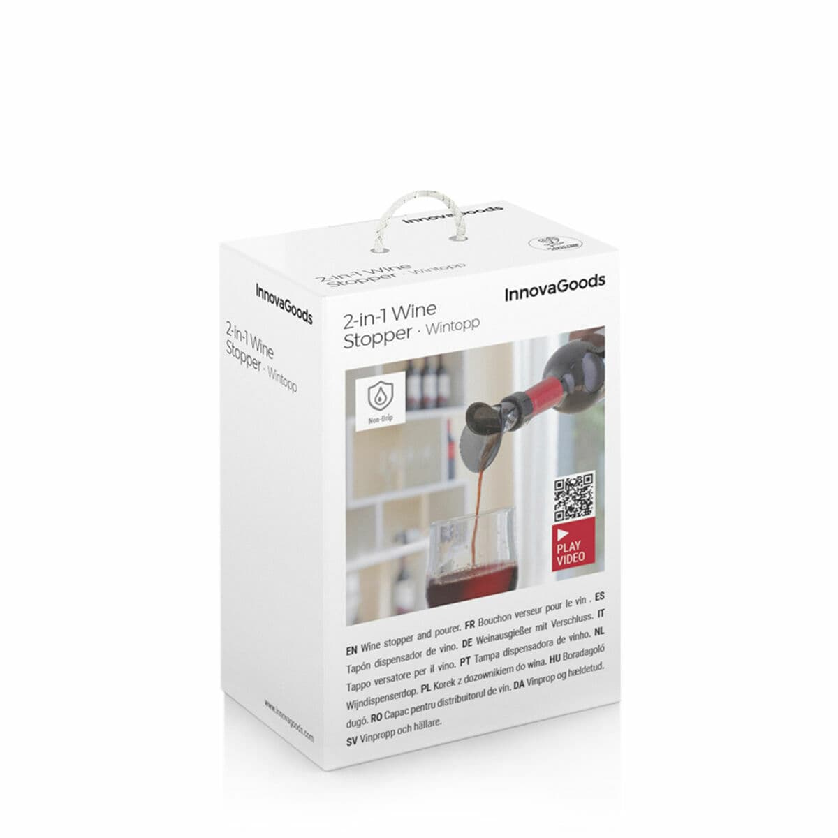 Tapón Dispensador Aireador de Vino 2 en 1 Wintopp InnovaGoods - Image 10