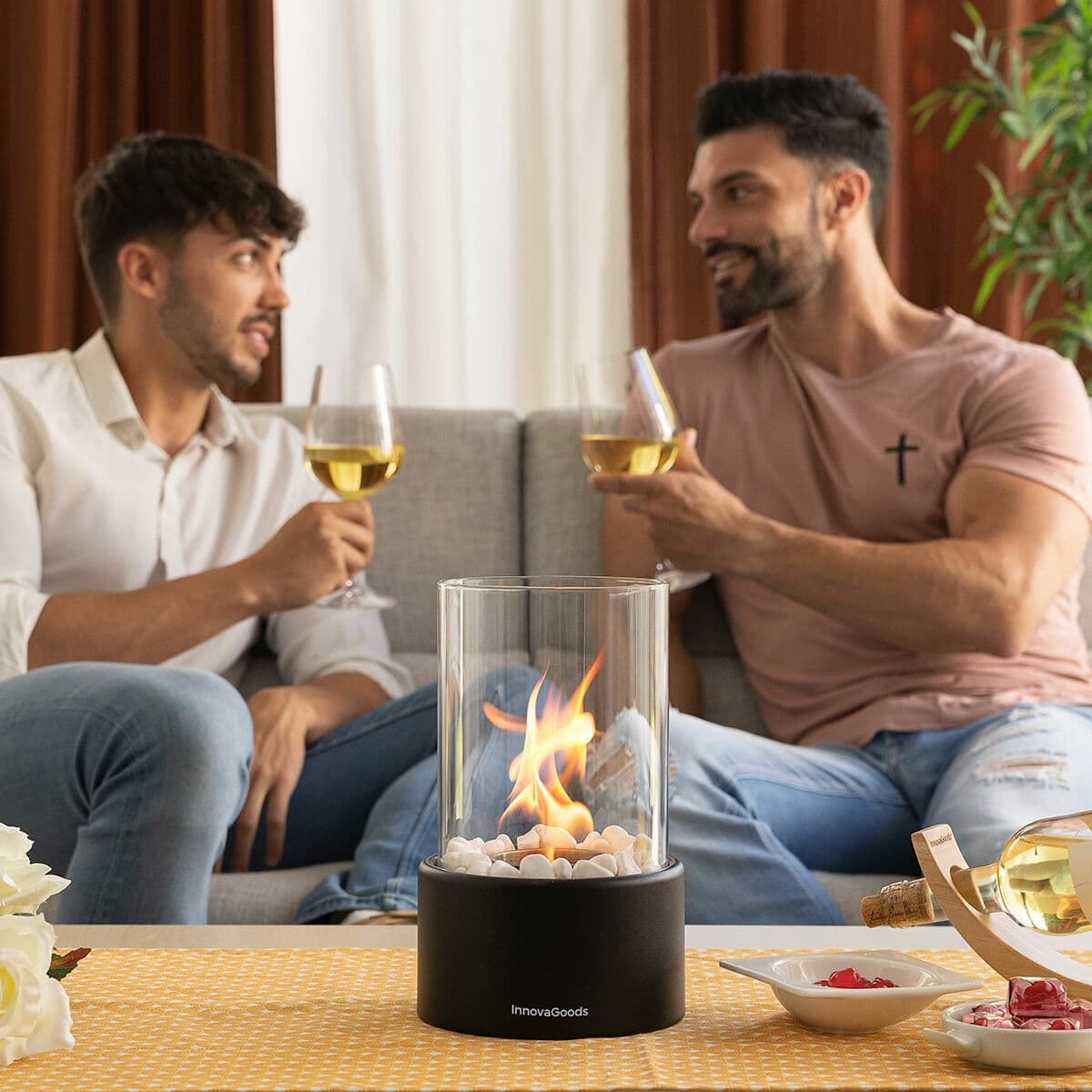 Dekoratīvs bioetanola galda kamīns Heatfir InnovaGoods - Image 4