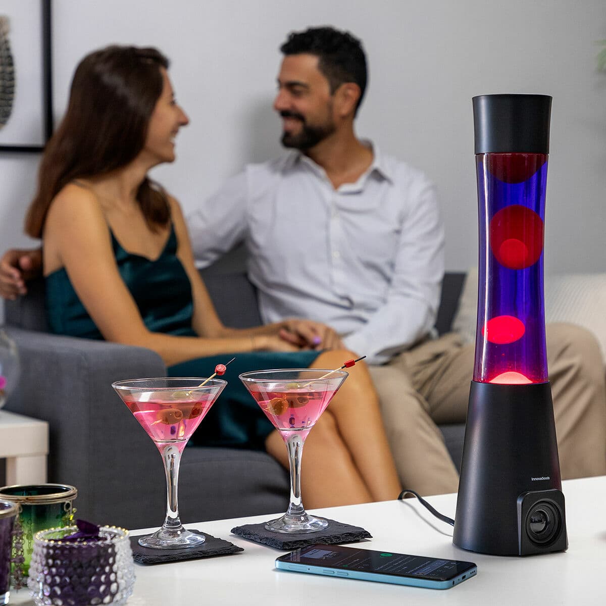 Lámpara de Lava con Altavoz Maglamp InnovaGoods - Image 2