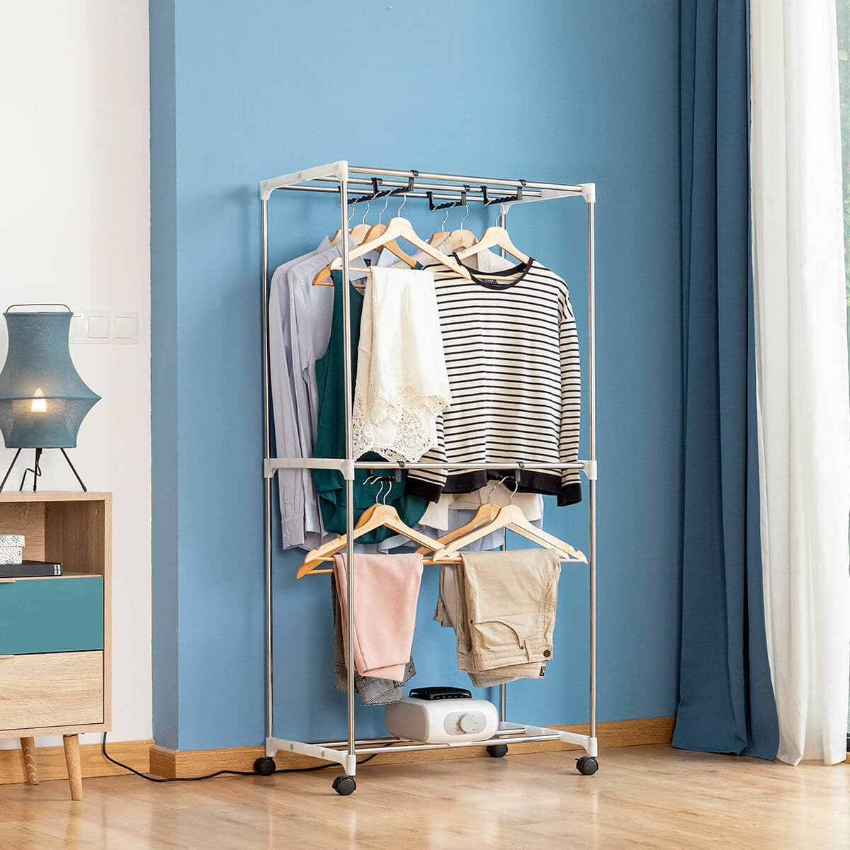 Portable Electric Dryer with 2 Levels Dupledry InnovaGoods 1200 W - Image 3