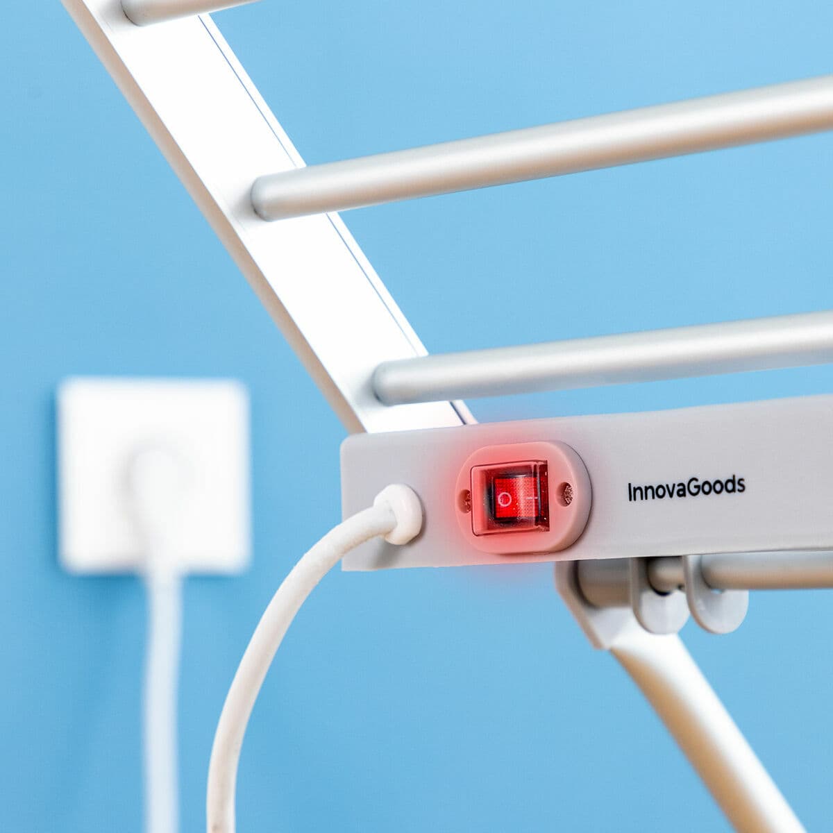 Tendedero Eléctrico Plegable con Alas Drywing InnovaGoods 20 Barras 230 W - Image 3