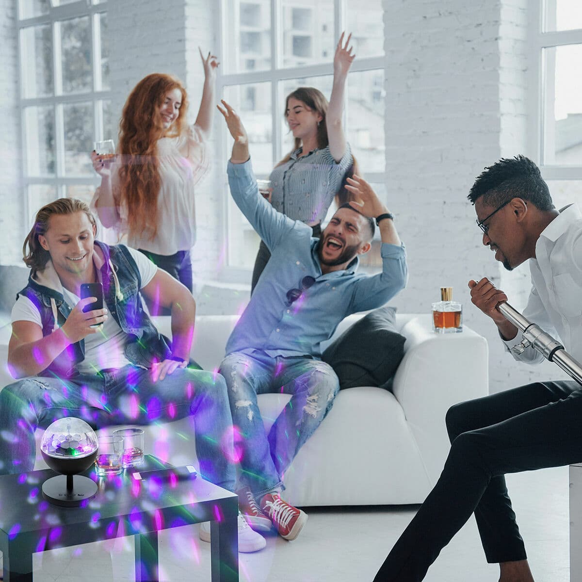 Aufladbarer LED-Projektor mit Lautsprecher Istarlyt InnovaGoods - Image 5