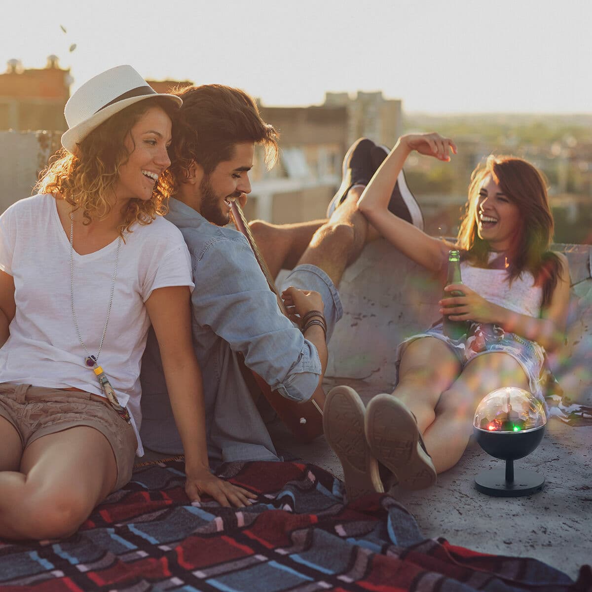 Aufladbarer LED-Projektor mit Lautsprecher Istarlyt InnovaGoods - Image 7