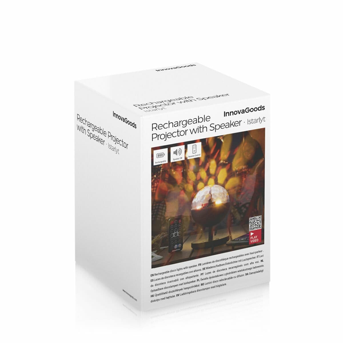 Aufladbarer LED-Projektor mit Lautsprecher Istarlyt InnovaGoods - Image 10